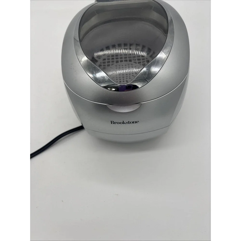 Brookstone Ultrasonic Jewelry DVD Cleaner Eyeglass Watches More Cleaner CD-7830A